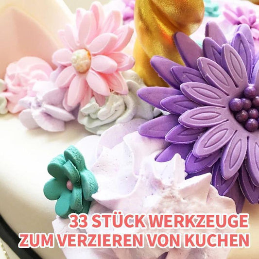 Rynx | 33 piece tools for decorating cakes