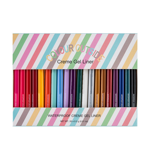 Rynx | 20 Piece Colored Eyeliner Pencil Set