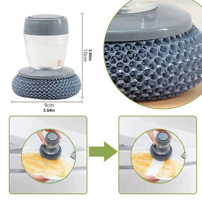 Rynx | Kitchen Soap Dispenser Manual Brush