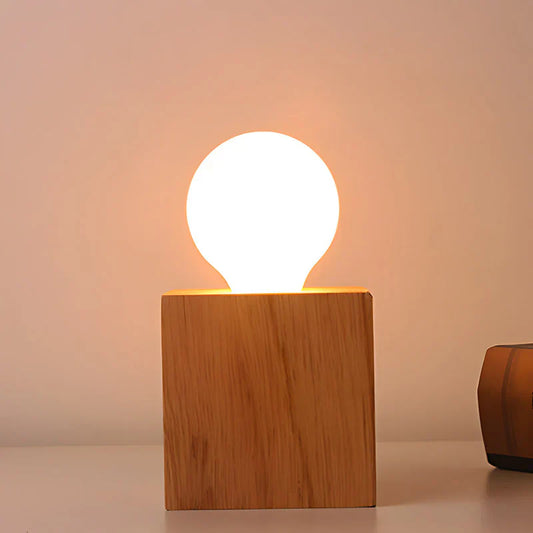 Rynx | CozyCube - Modern Wood Bucket Lamp