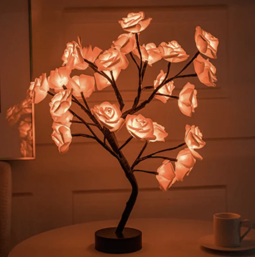 Rynx | BloomVerve - Radiant Rose Lamp