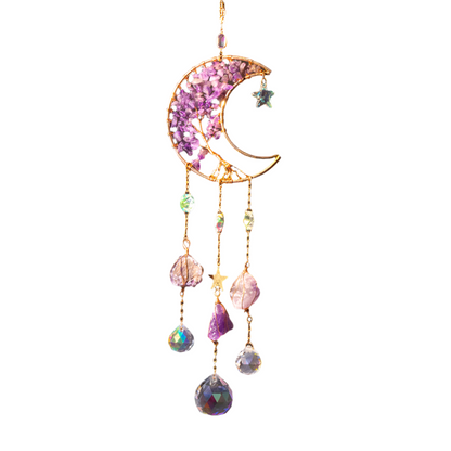 Rynx | LunaPrism Dreamcatcher – Enchanting Moonlight Decoration for Peaceful Spaces