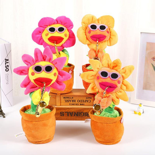 Rynx | Dancing Sunflower Singer with Saxophone, funny toy