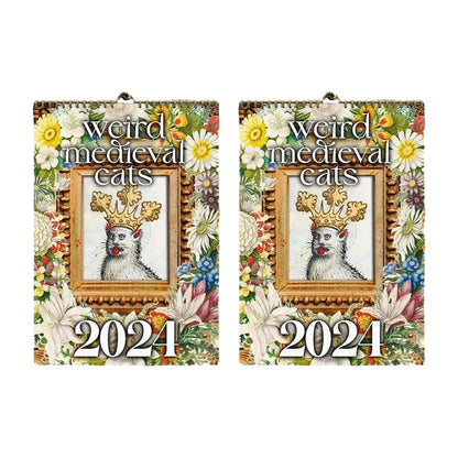 Rynx | Strange Medieval Cats Wall Calendar 2024