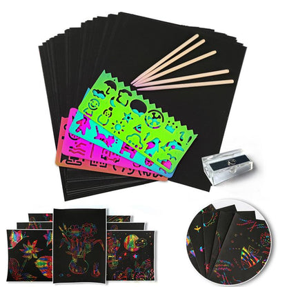 Rynx | Colorful Rubbing Paper for Kids