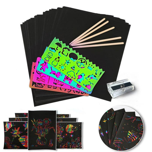 Rynx | Colorful Rubbing Paper for Kids