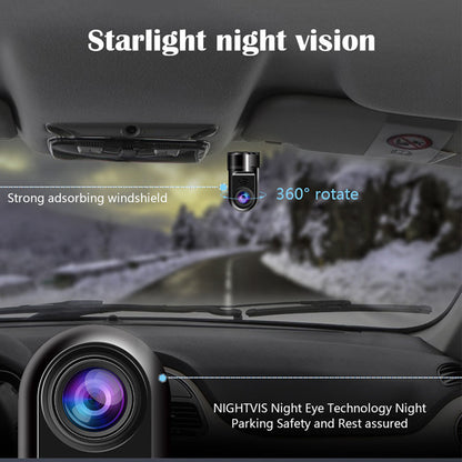 Rynx | 1080P HD 360° Rotating Mini ADAS Dashcam