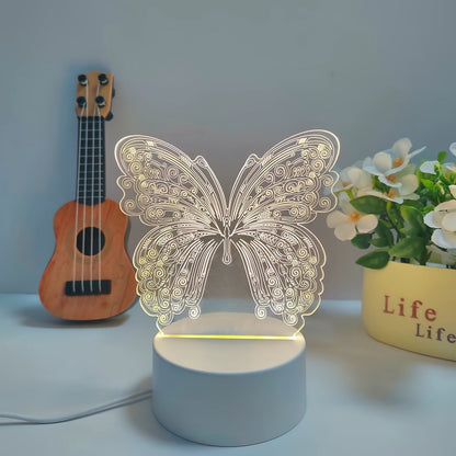 Rynx | ButterflyGlow - 3D LED Night Light with Geometric Design