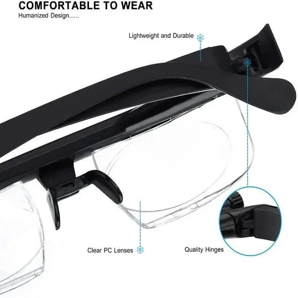 RYNX | Adjustable Focus Glasses For Near And Far Vision