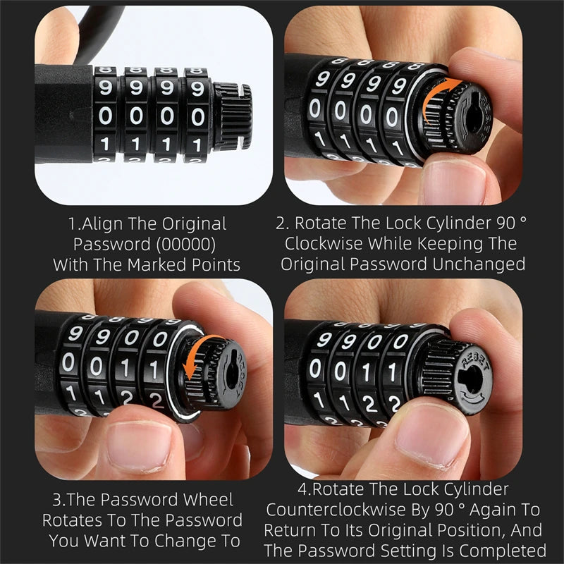 Rynx | 4-digit Theft Protection Bicycle Lock
