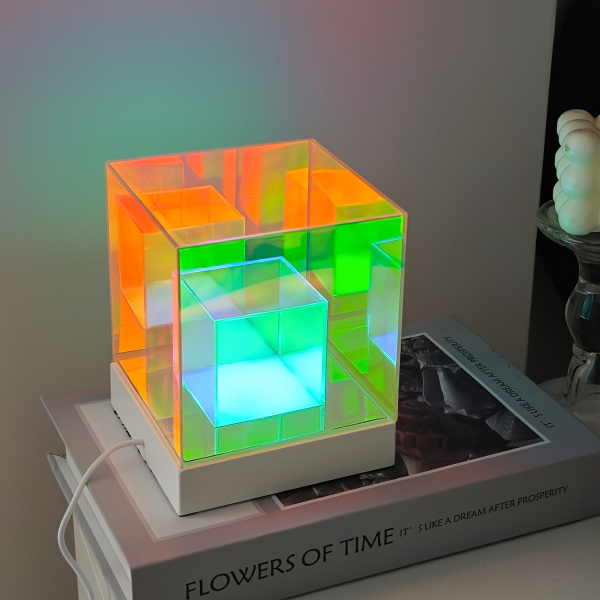 Rynx | LumiLuxe - Traditional LED Table Lamp, 3-Color Adjustable, USB-Powered