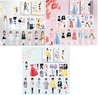 Rynx | Magnetic Dress-Up Doll Set – Creative Toy for Children to Promote Color Knowledge