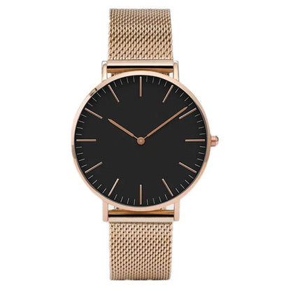 Rynx | Luxury Rose Gold Women's Watch - Elegant Watch Rose Gold Black