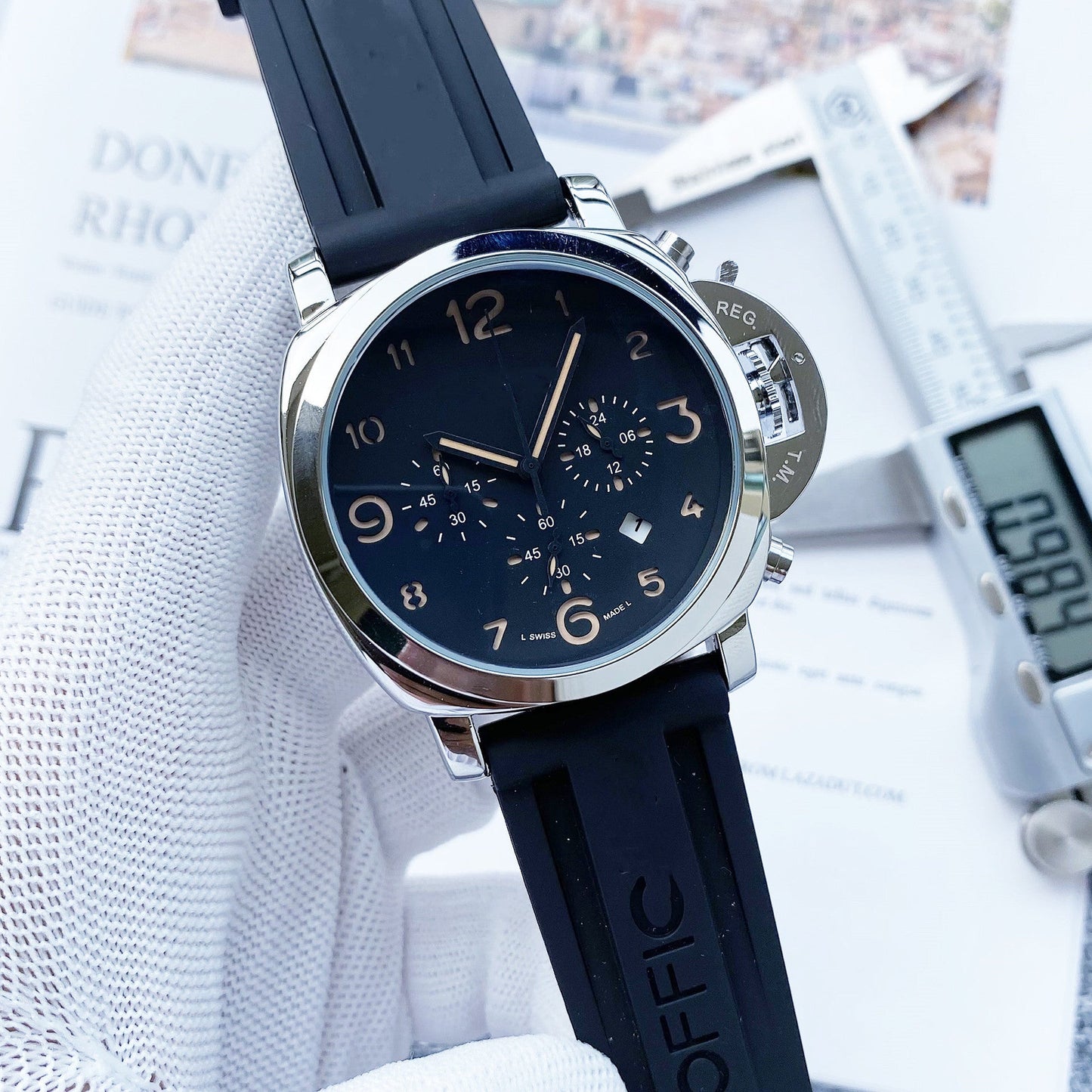 Rynx | Multifunctional Quartz Six Hands Working Watch