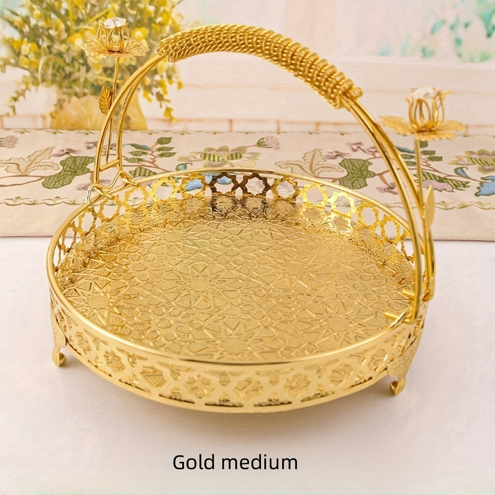 Rynx | VintageServe - Layered Metal Fruit Bowl