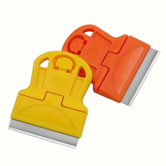 Rynx | 2pcs Mini Razor Blades Scraper - Removes Decals, Stickers, Old Glue, Glass and Car Window Film, Paint, Labels, and Debris