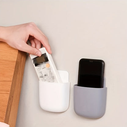 Rynx | Wall-mounted Storage Box – Plastic Self-adhesive Storage Box for Remote Control, Mobile and More