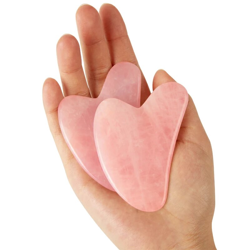 Rynx | Rose Jade Gua Sha Face and Body Massage for Skin Renewal and Anti-Aging