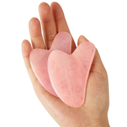 Rynx | Rose Jade Gua Sha Face and Body Massage for Skin Renewal and Anti-Aging