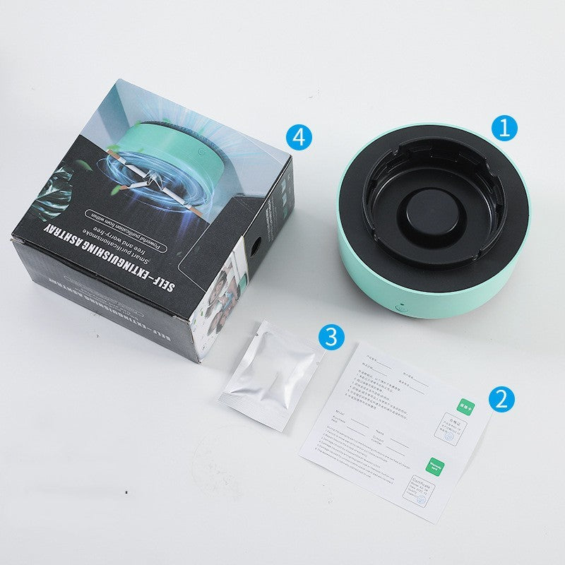 Rynx | Anion Cleaning Ashtray: Portable Smoke Removal
