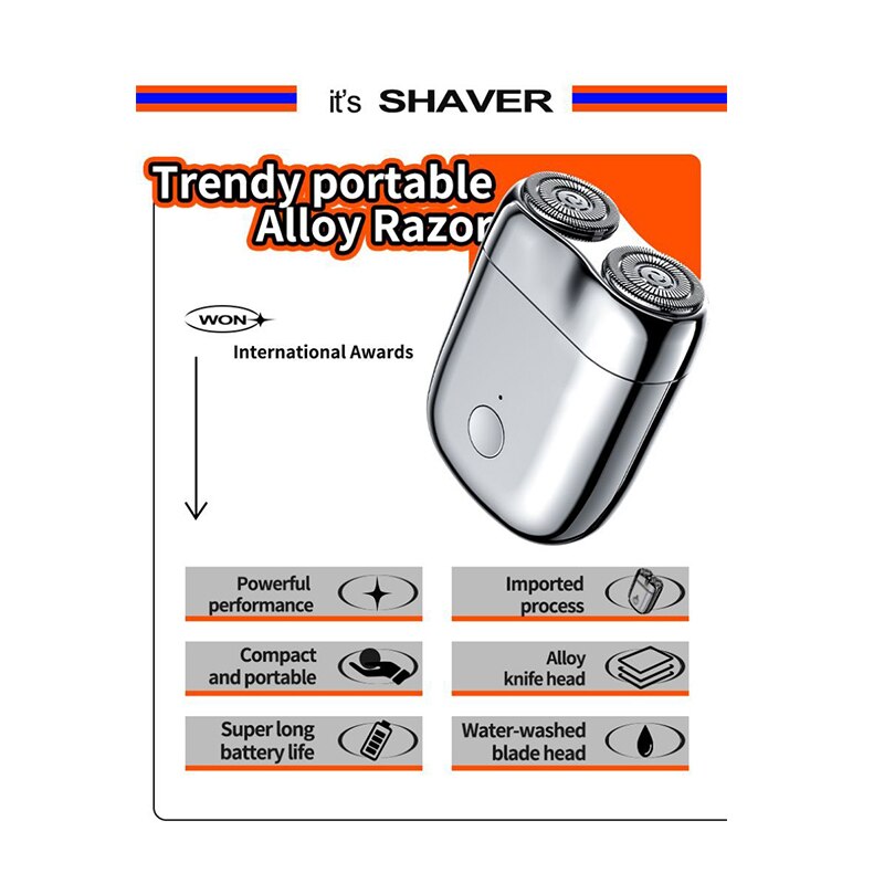 RYNX | Mini Magnetic Men'S Electric Shaver