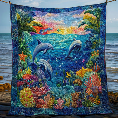 Rynx | Dolphin Family Blanket