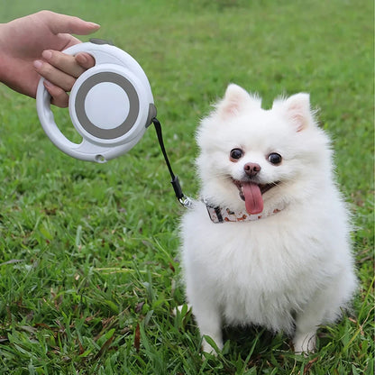 Rynx | 5m Retractable Dog Leash with Anti-Slip Handle and One-Handed Brake for Small to Medium Dogs