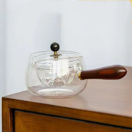 Rynx | Rotary-glass-teapot with infuser.