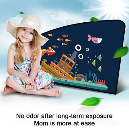 Rynx | Magnetic Curtain In The Car Window Sunshade Cover Cartoon Universal Side Window Sunshade UV Protection For Kid Baby Children