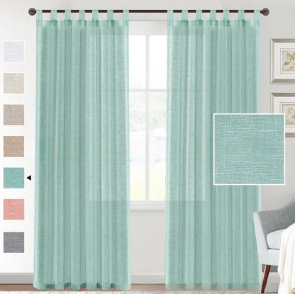 Rynx | Linen Yarn Curtain Transparent Window Screen