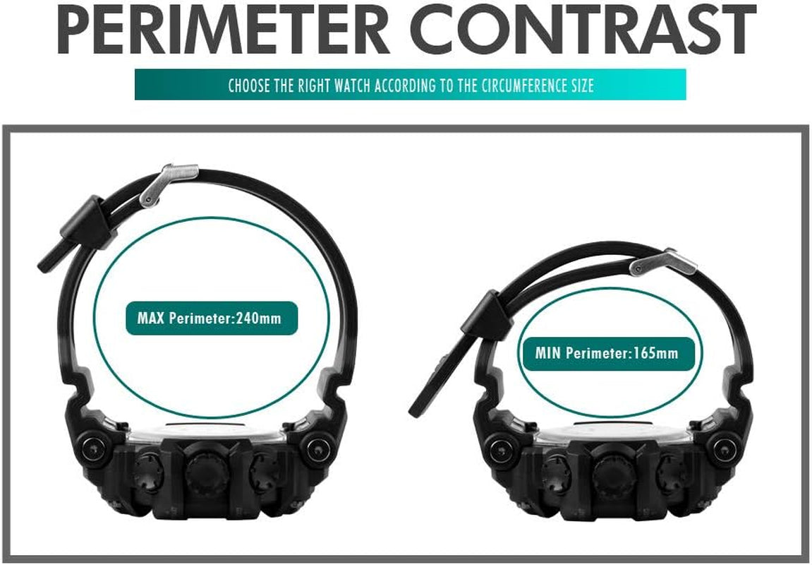 Rynx | Men's multifunctional large face sports watch, waterproof shockproof camouflage series