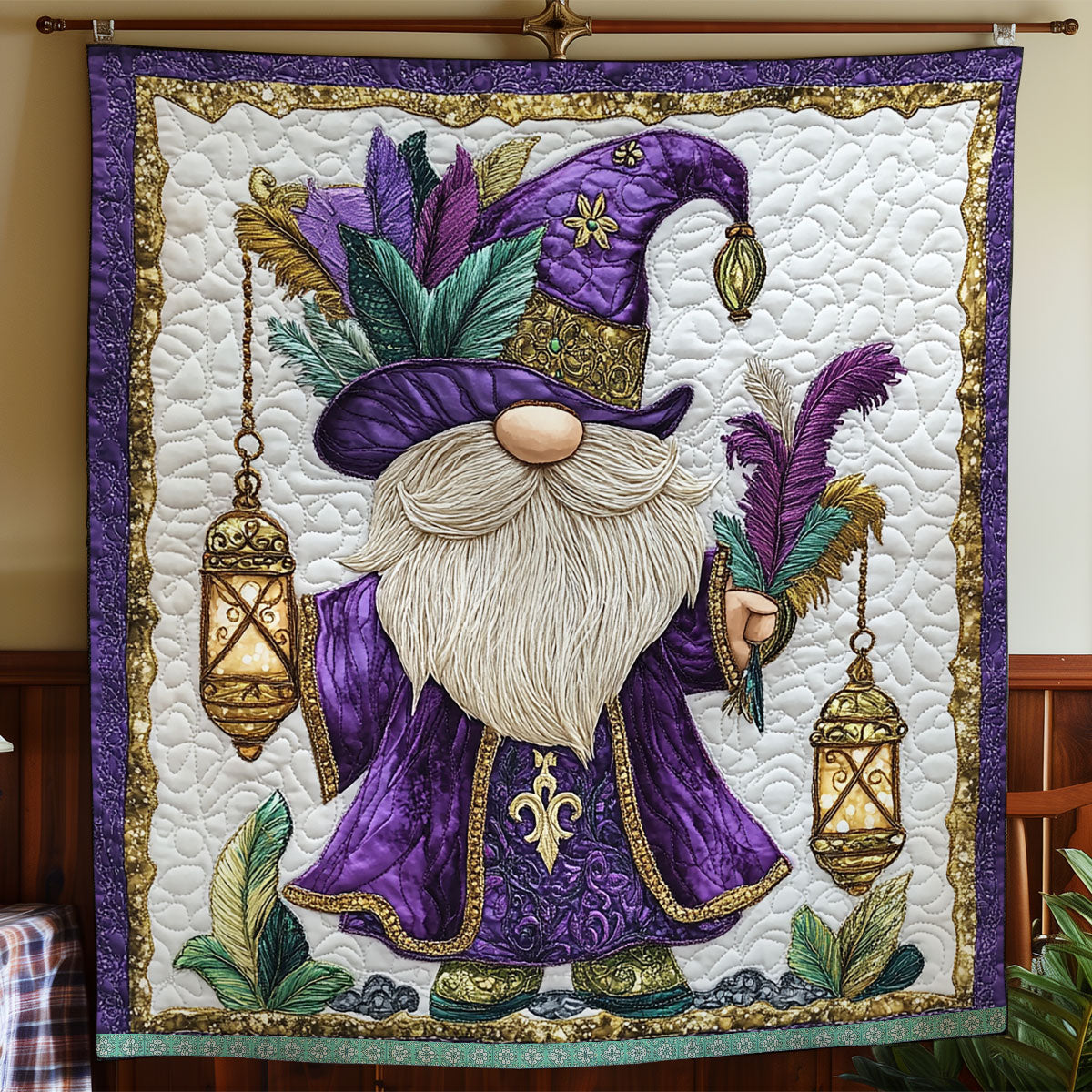 Rynx | Gnome purple blanket