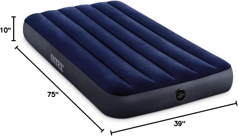 Rynx | Air Mattress 10" Height with Fiber-Tech, 300lb Capacity, Pump Not Included