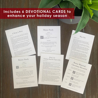 Rynx | Decor Steals Family Christmas Crib - Scripture Devotional Study Kit