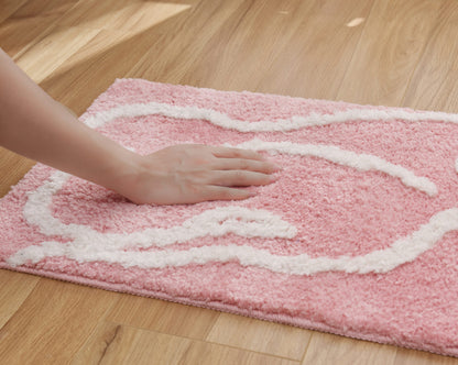Rynx | Pink Naked Back Bath Mat, 15.7″x23.6″, Non-slip Bath Mat, Pink Bathroom Rugs, Non-slip Toilet Mat, Soft Thick Bathroom Rug, Art Bath Mats, Best Bath Rugs, Non-slip Shower Mat, Toilet Rug