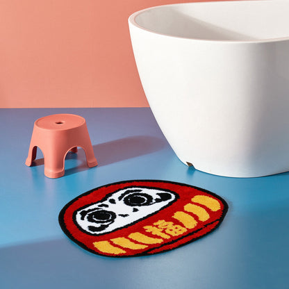 Rynx | Cute red Bodhidharma bath mat