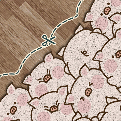 Rynx | A group of pigs PVC entrance mat