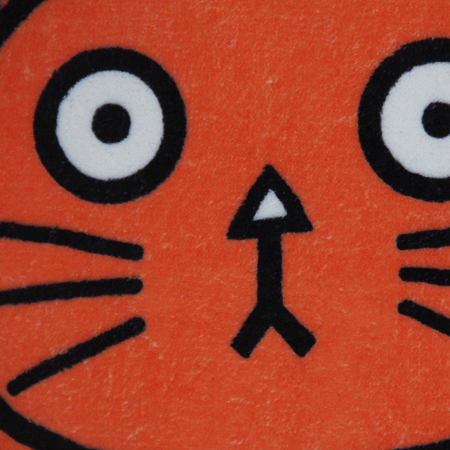 Rynx | Orange Funny Cat Bath Mat