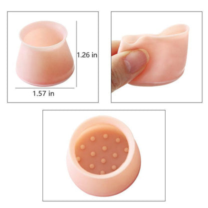 Rynx | Upgraded Furniture Silicone Protection Covers Chair Leg Sleeves with Felt