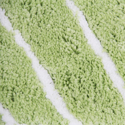 Rynx | Soft Beige Leaves Bathroom Rug, 19.6'' x 37.4'', Floral Non-Slip Bath Mat, Beige Plant Bathroom Rugs, Non-Slip Toilet Mat, Soft, Thick Bathroom Rug, Art Bathroom Mats, Best Bath Rugs, Non-Slip Shower Mat, Toilet Mat