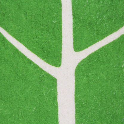 Rynx | Cute soft green leaf bathroom rug