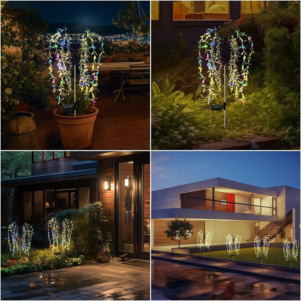 Rynx | 2 Pack - Solar Powered Garden Stake Lights