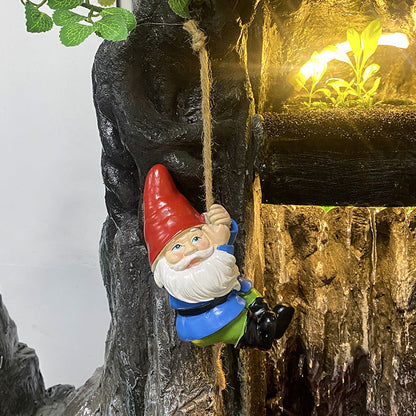 Rynx | 2 pcs - Hanging Gnome Garden Statue