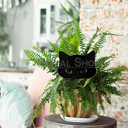 Rynx | 2 Pcs - Metal Cat Silhouette Garden Decor