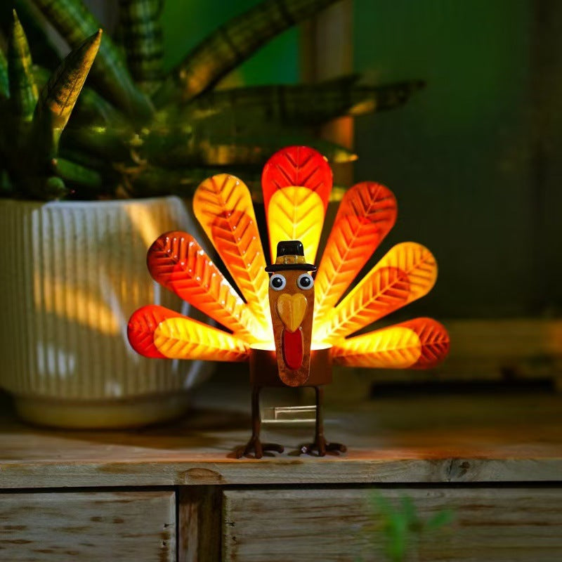 Rynx | 2 Pcs - Metal Turkey Tea Candle Holder