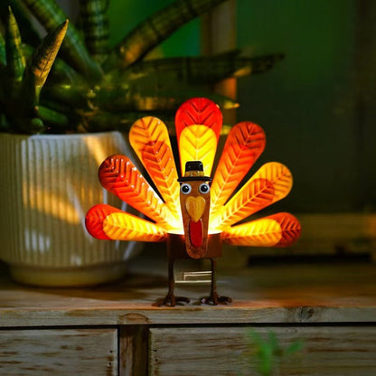 Rynx | 2 Pcs - Metal Turkey Tea Candle Holder