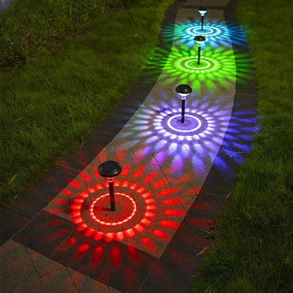 Rynx | 2 pcs - Solar powered garden stake light with 2 modes