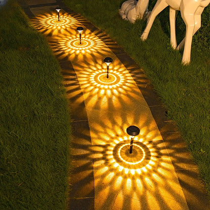 Rynx | 2 pcs - Solar powered garden stake light with 2 modes
