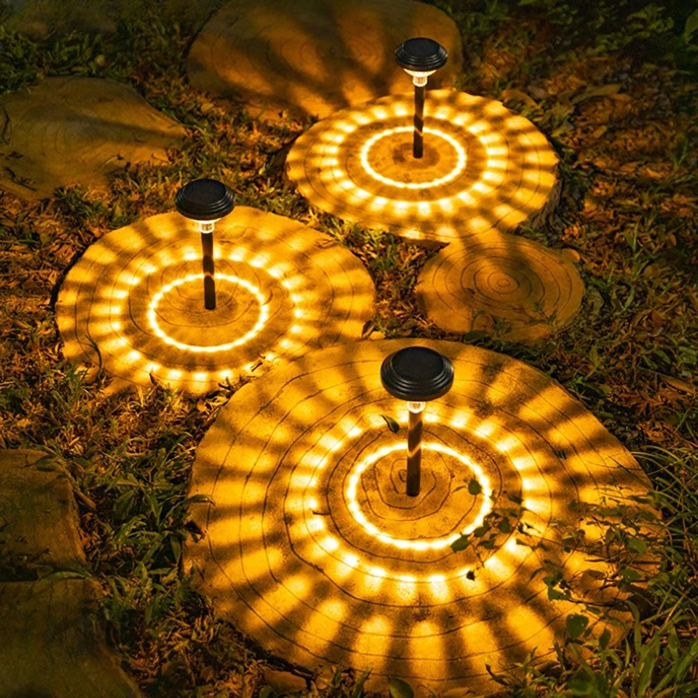 Rynx | 2 pcs - Solar powered garden stake light with 2 modes