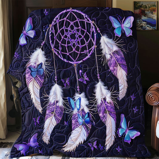 Rynx | Purple Butterfly Dreamcatcher Quilt